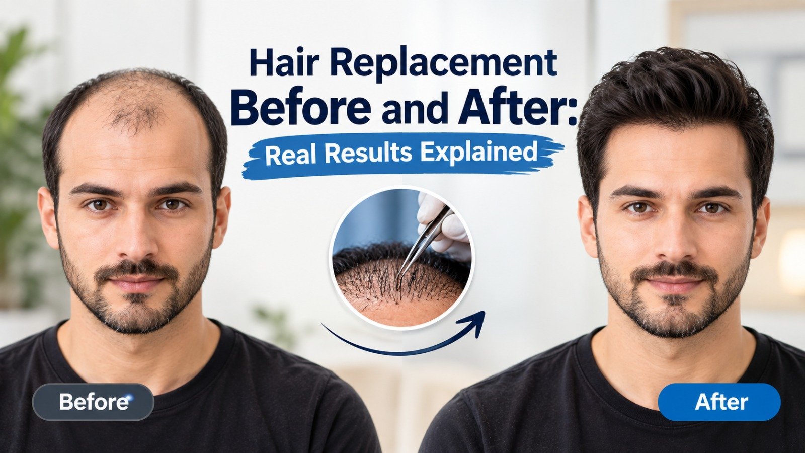 Hair Replacement Before and After Real Results Explained